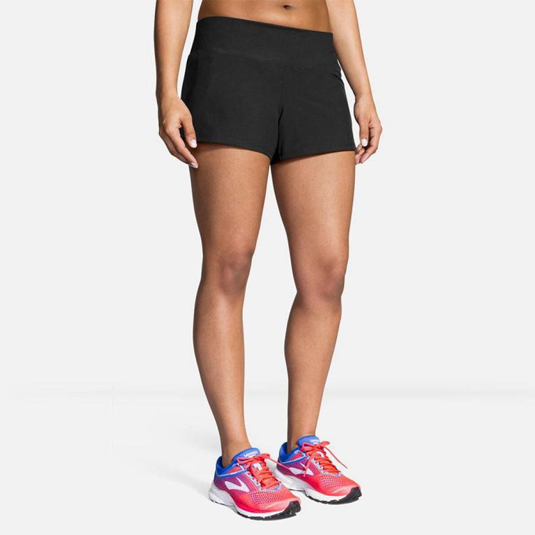 Brooks Chaser 3 Women's Running Shorts - Grey (78469-AQHK)
